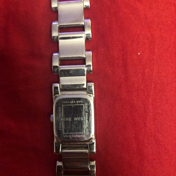 Nine West silvertone bracelet watch - Picture 4 of 4